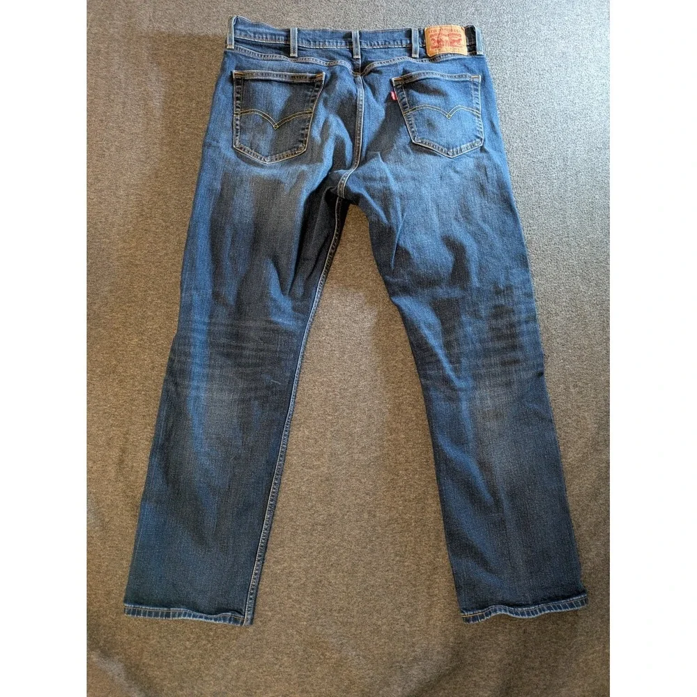 Levi's Jeans Mens 505 Regular Fit Straight Leg Blue 38x32 Vintage Style 80s‎